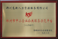 鄭州中小(xiǎo)企業公共服務示範平台